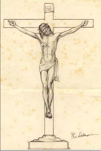 057 Crist Crucificat, esbós_La Barraca-Alzira