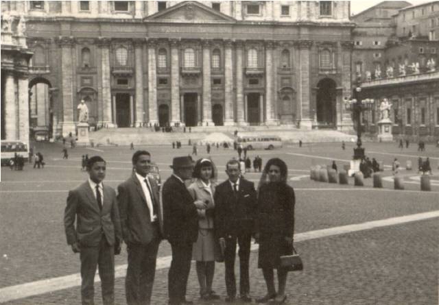 09 En Roma amb la família del germa Joaquín. Del 14 a 16-4-1966Fotos a Remigio