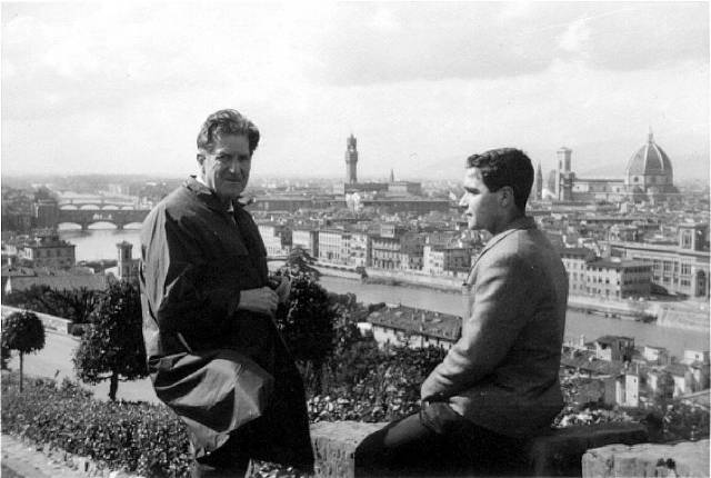 10 En Florència amb el nebot Vicent Soler 17-4-1966Fotos a Remigio